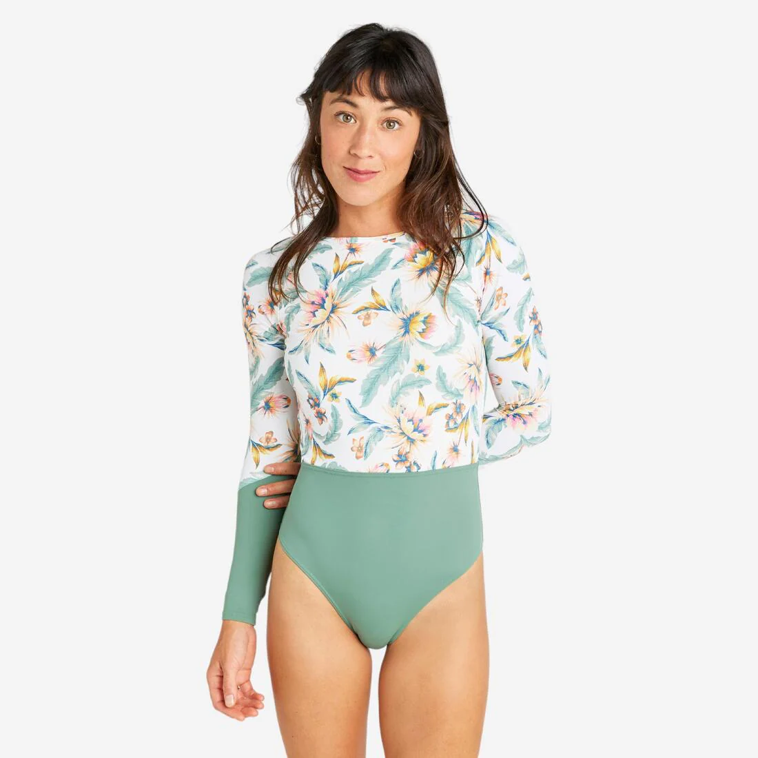 TRAJE DE BAÑO MARY BELLY MUJER BLANCO MANGA LARGA - Image 3
