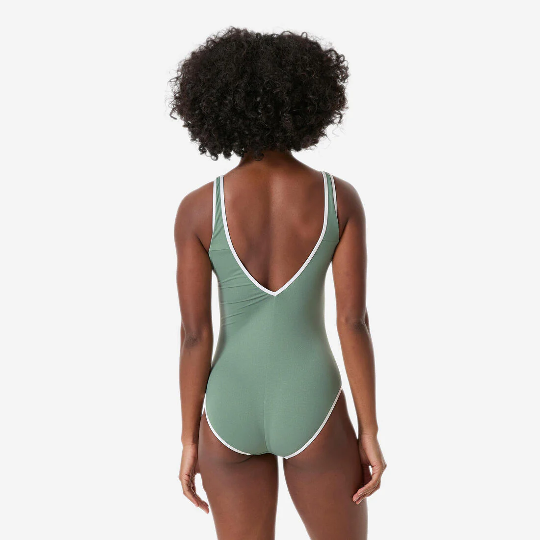 TRAJE DE BAÑO NATACIÓN MUJER VIRGINIA VERDE - Image 4