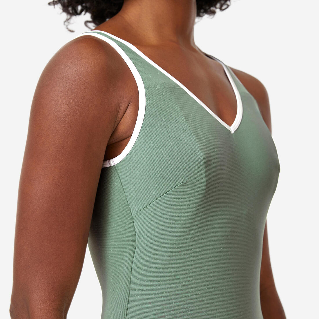 TRAJE DE BAÑO NATACIÓN MUJER VIRGINIA VERDE - Image 5