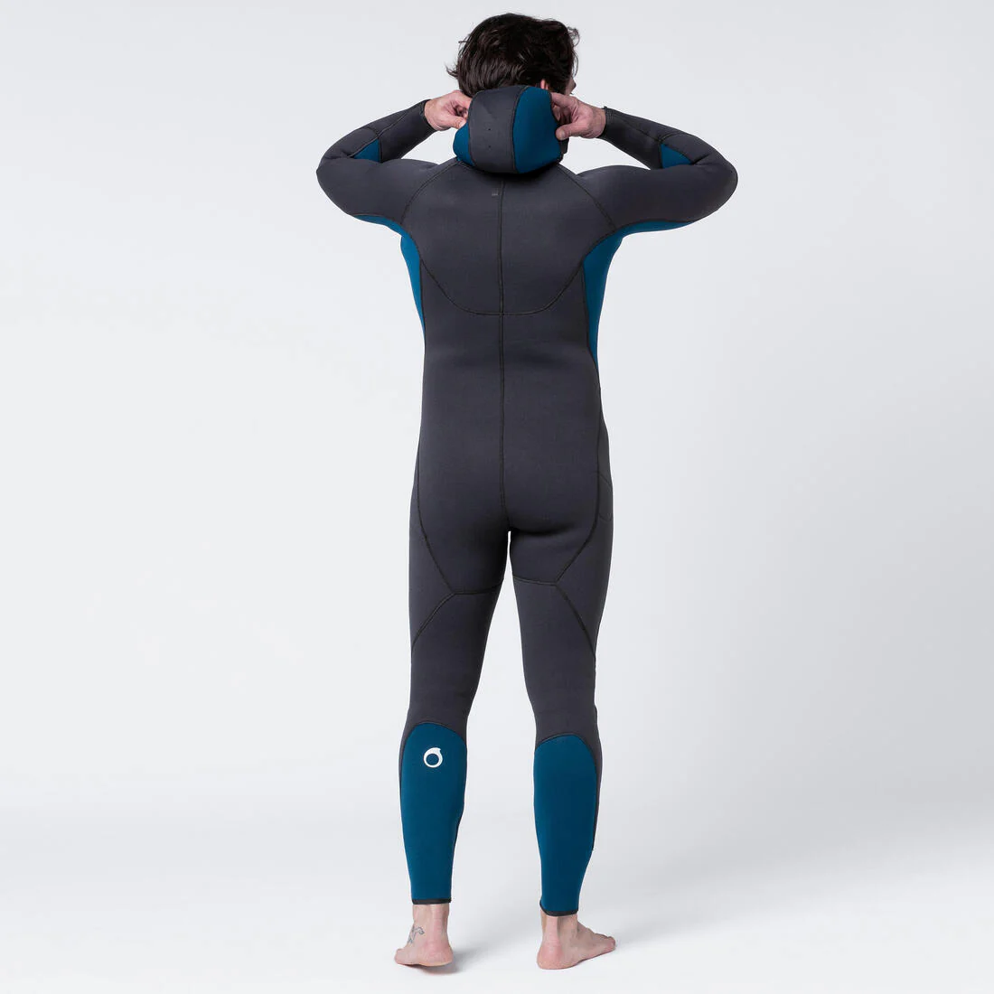 Traje de buceo hombre 5mm negro azul - SCD500 - Image 3
