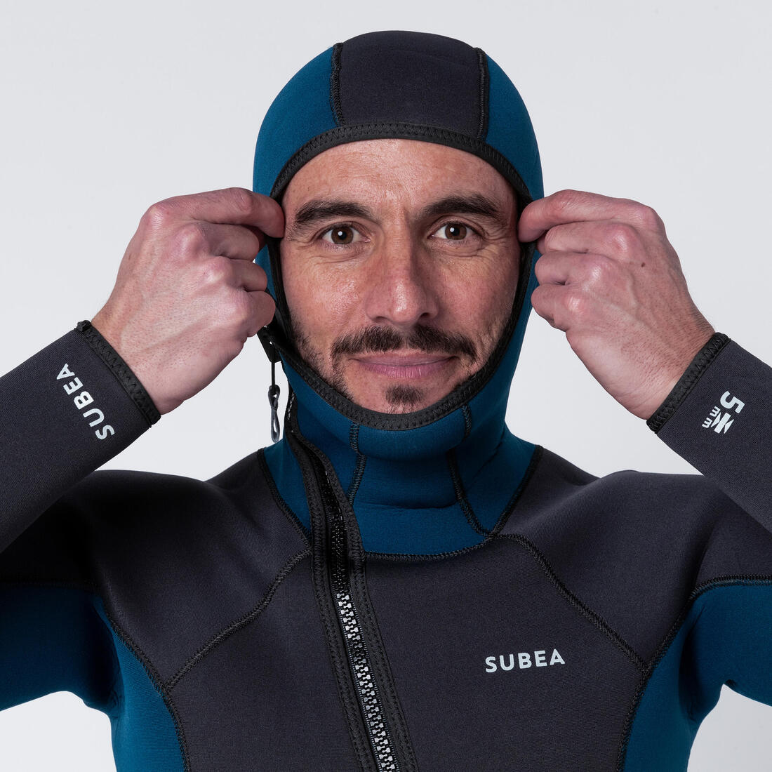 Traje de buceo hombre 5mm negro azul - SCD500 - Image 6