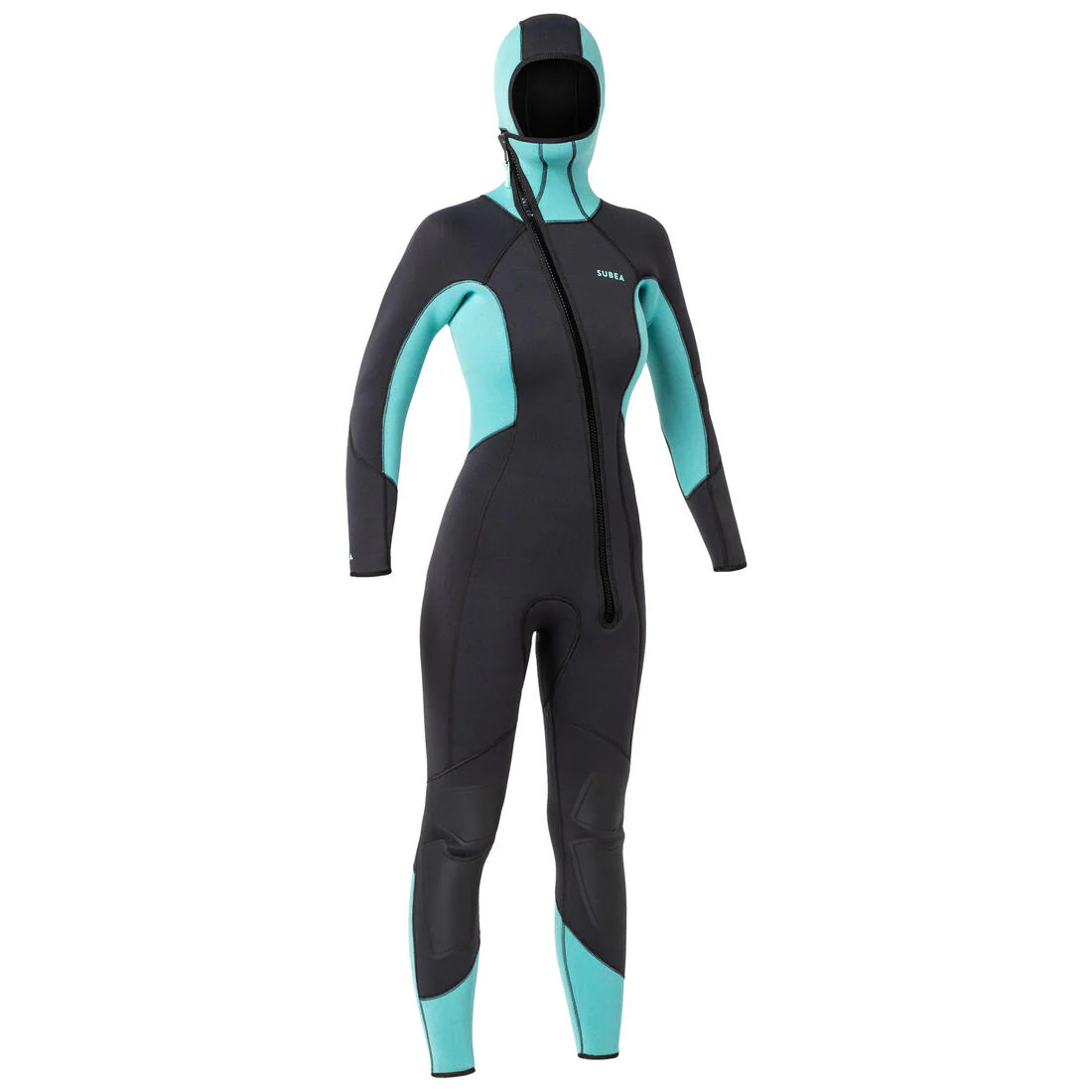 Traje de buceo mujer 5mm negro azul - SCD500 - Image 10