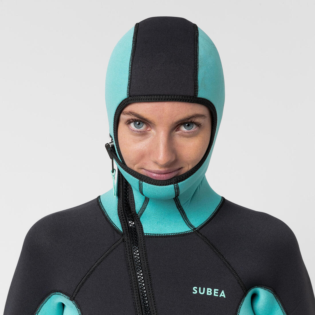 Traje de buceo mujer 5mm negro azul - SCD500 - Image 5