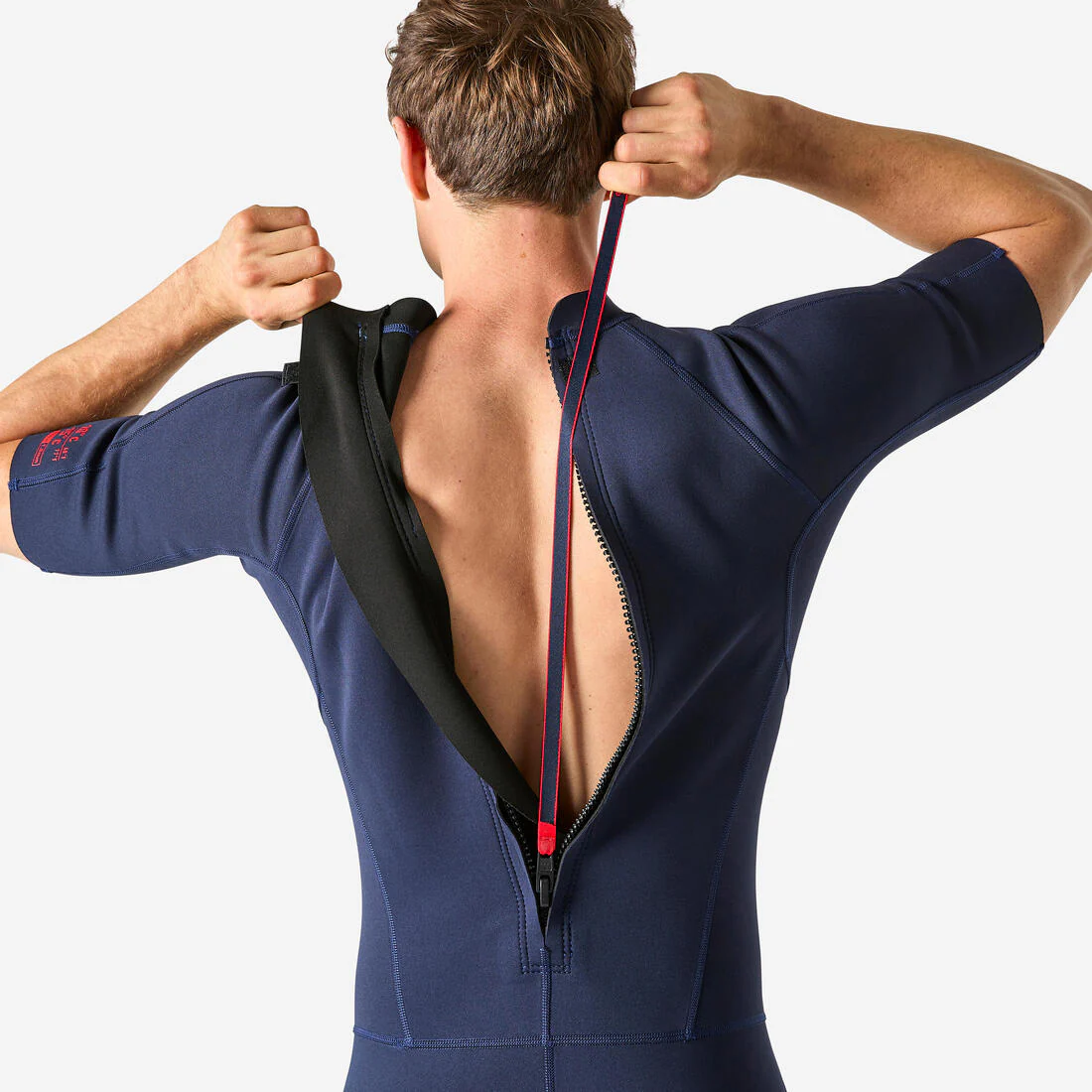 Traje de surf corto hombre 1,5mm azul marino - Image 3