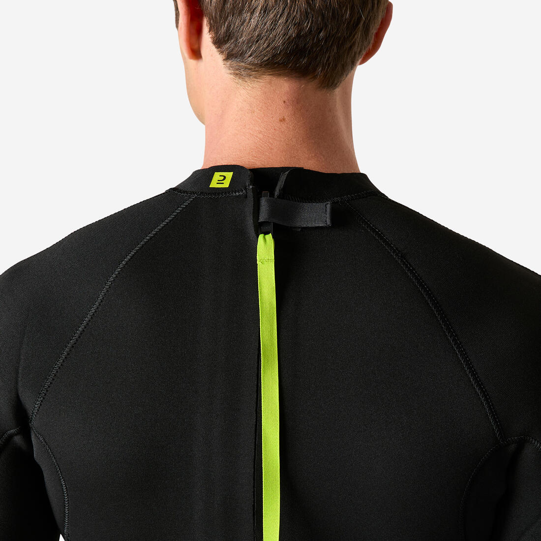 Traje de surf hombre 4/3mm negro - Image 3