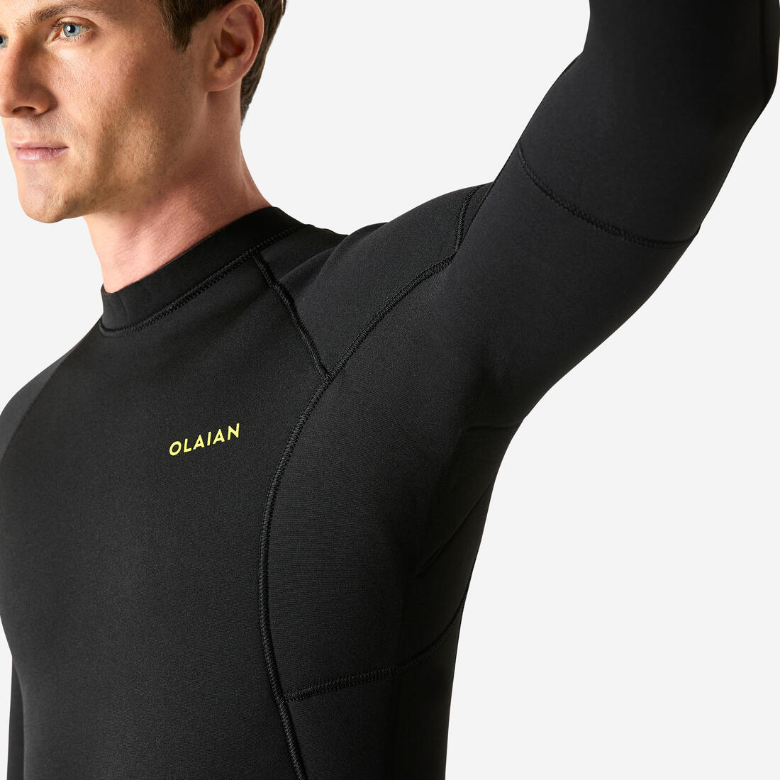 Traje de surf hombre 4/3mm negro - Image 4