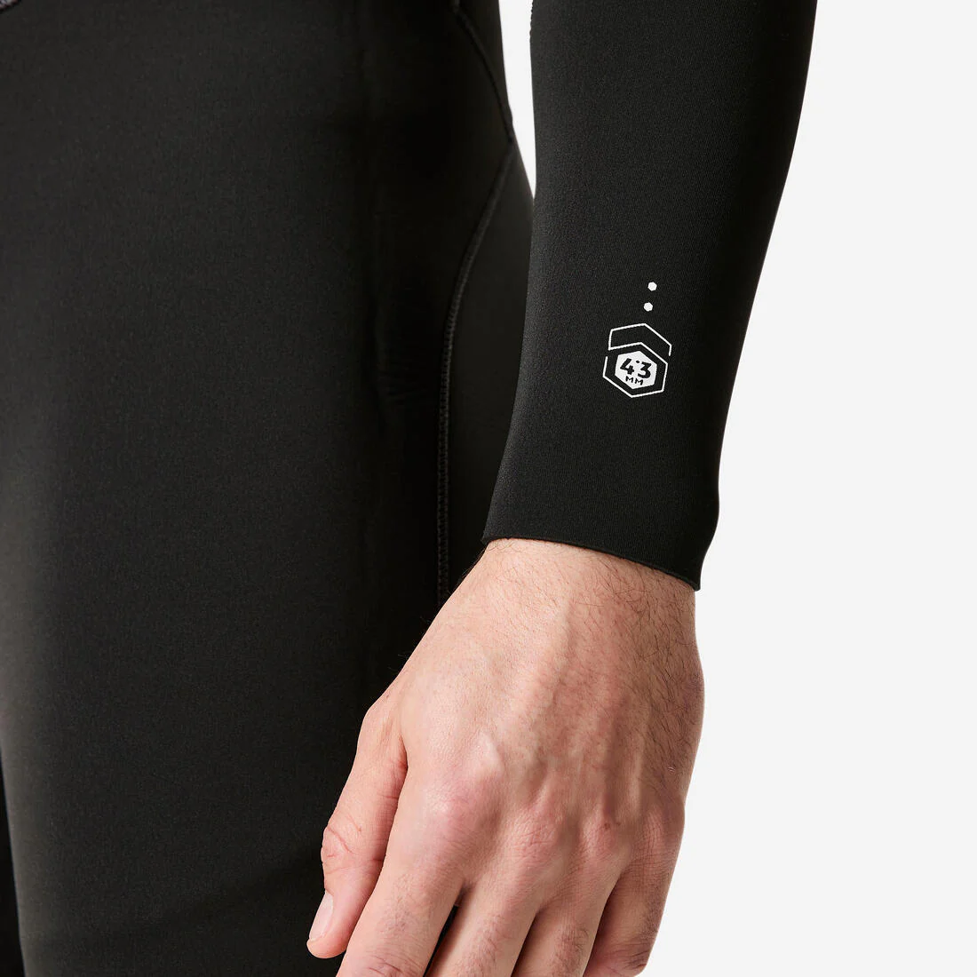 Traje de surf hombre 4/3mm negro - 500 - Image 9