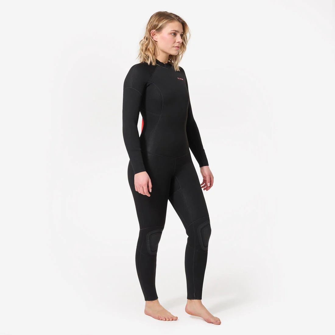Traje de surf mujer 4/3mm negro con cierre espalda - Image 2