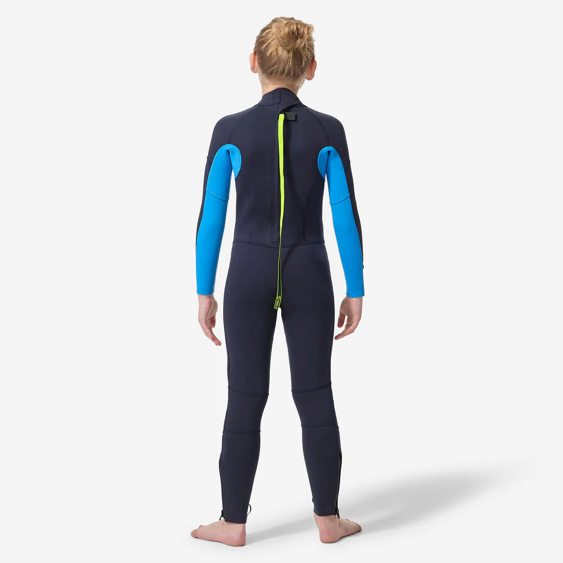Traje de surf niños 2/2mm azul marino - Image 4