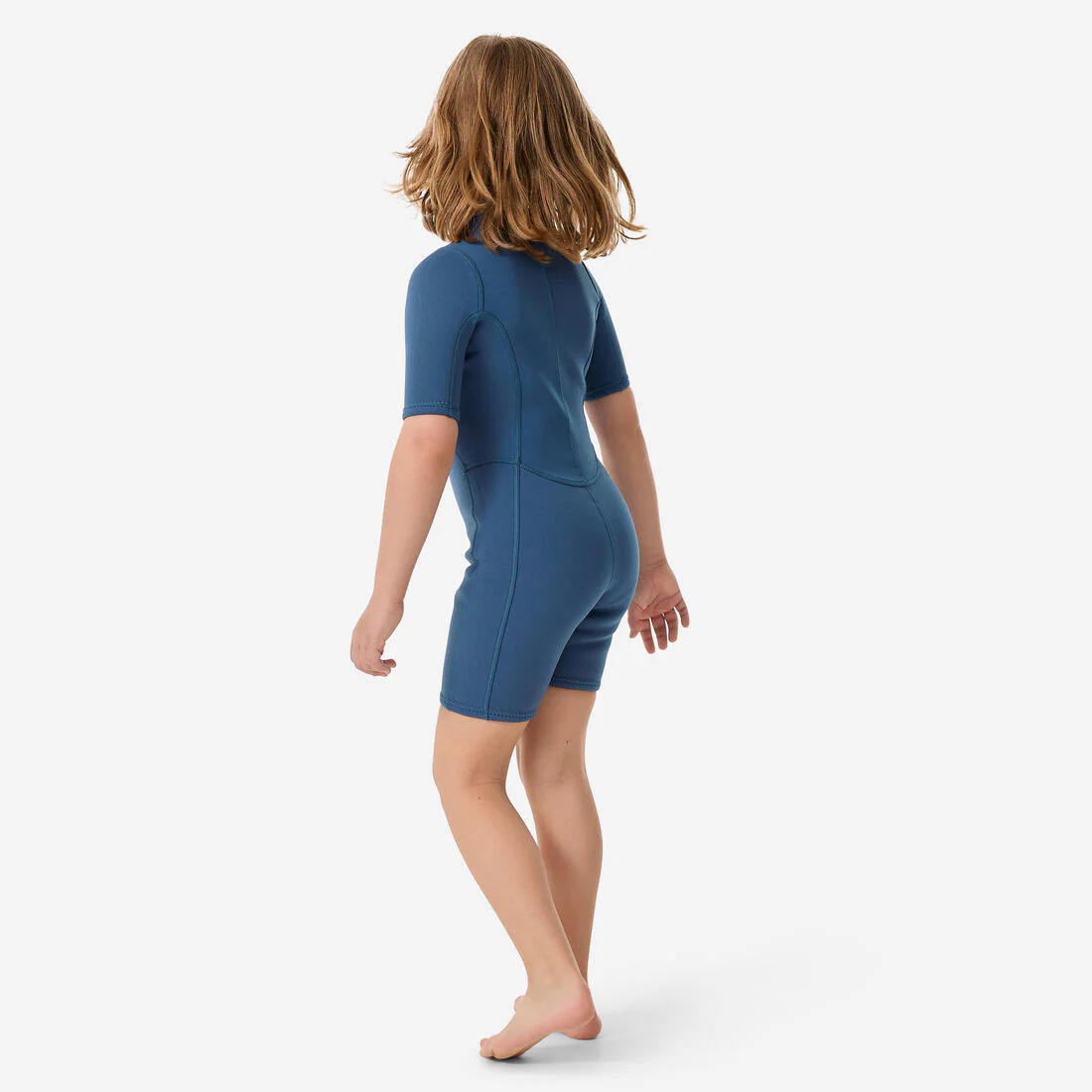 TRAJE NEOPRENO CORTO NIÑOS SNK100 2 MM AZUL - Image 3