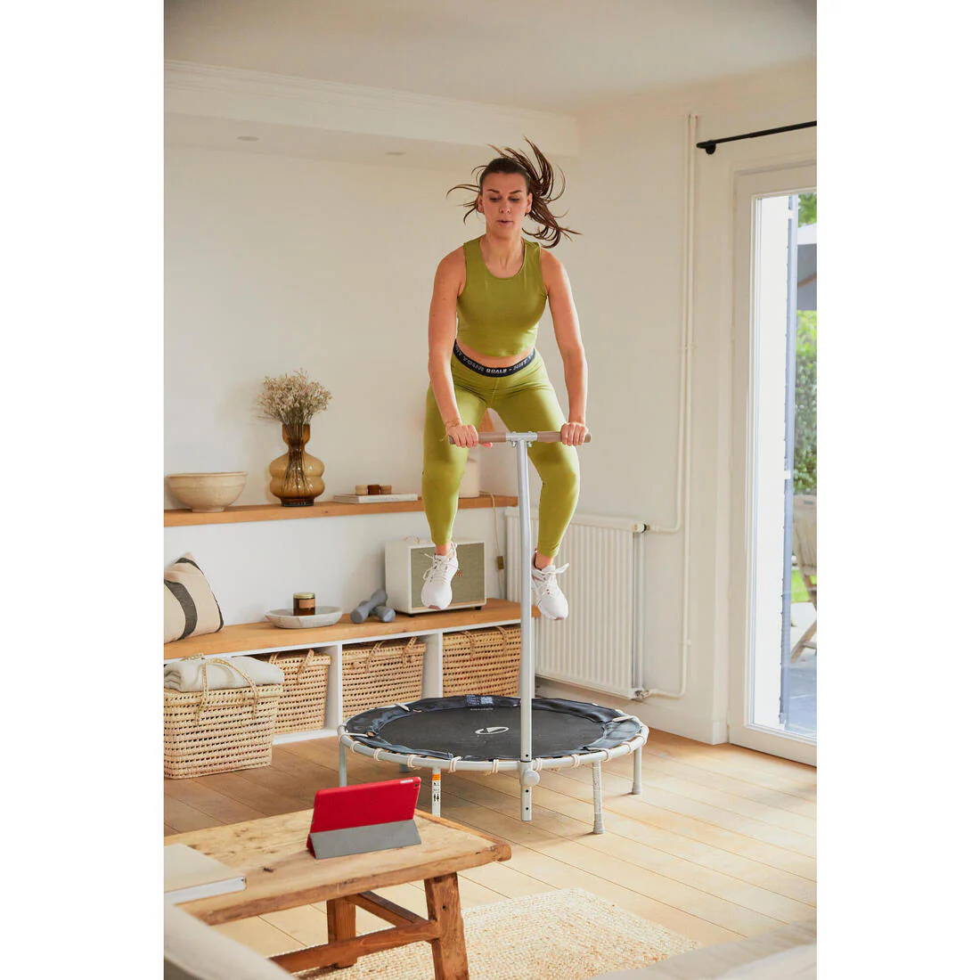 TRAMPOLÍN FITNESS FIT TRAMPO500 CON BARRA FRONTAL - Image 7