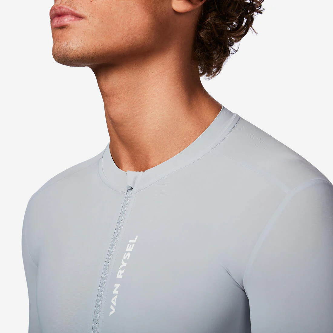 TRICOTA CICLISMO RUTA UNISEX RCR-R 2 LIGHT - ANTI-UV GRIS - Image 6