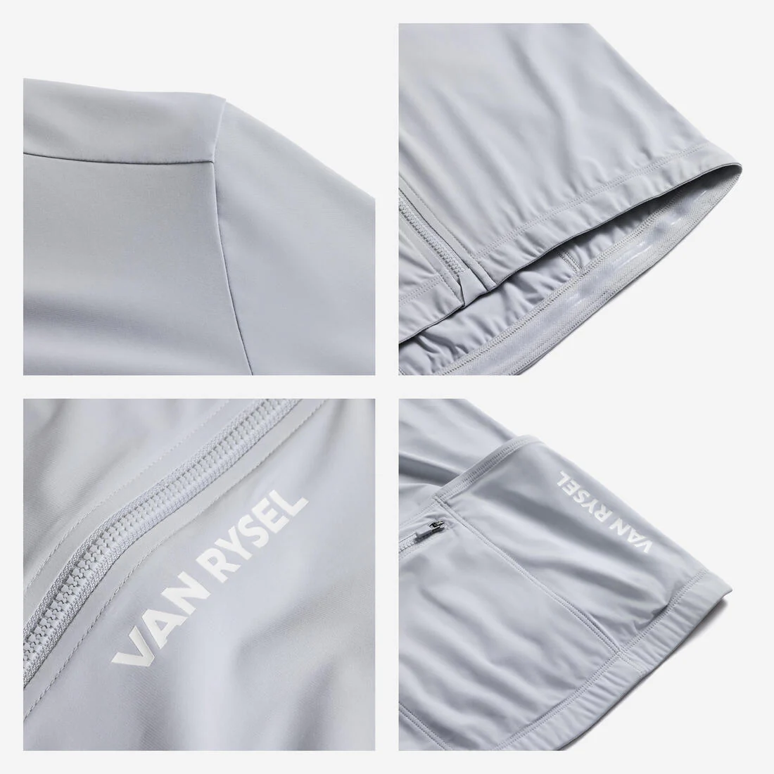 TRICOTA CICLISMO RUTA UNISEX RCR-R 2 LIGHT - ANTI-UV GRIS - Image 8