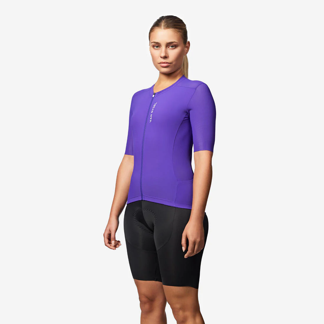 TRICOTA CICLISMO RUTA UNISEX RCR-R 2 - MANGA CORTA VERANO MORADA - Image 25