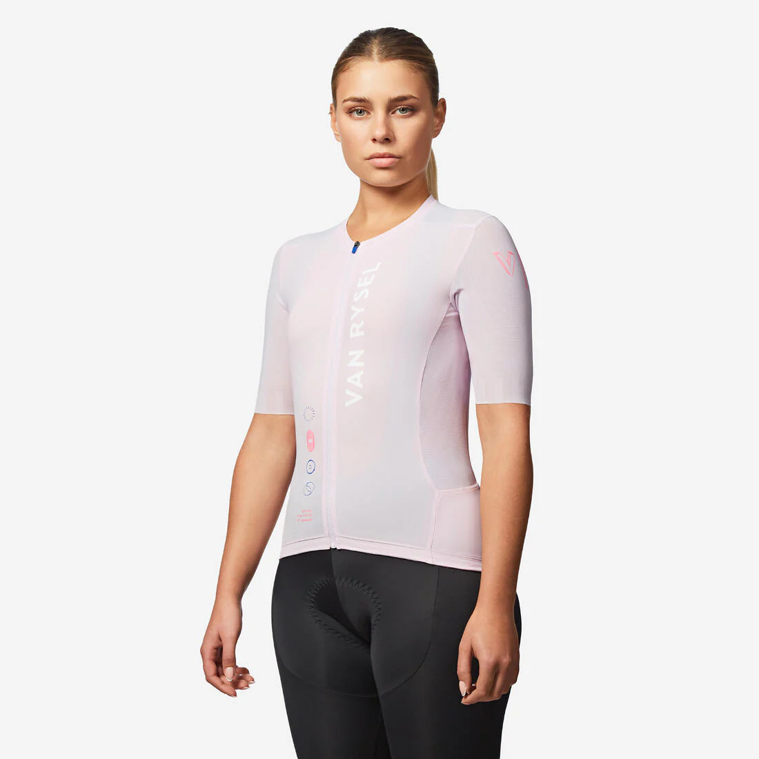 TRICOTA CICLISMO RUTA UNISEX RCR-R 2 - MANGA CORTA VERANO MORADA - Image 29