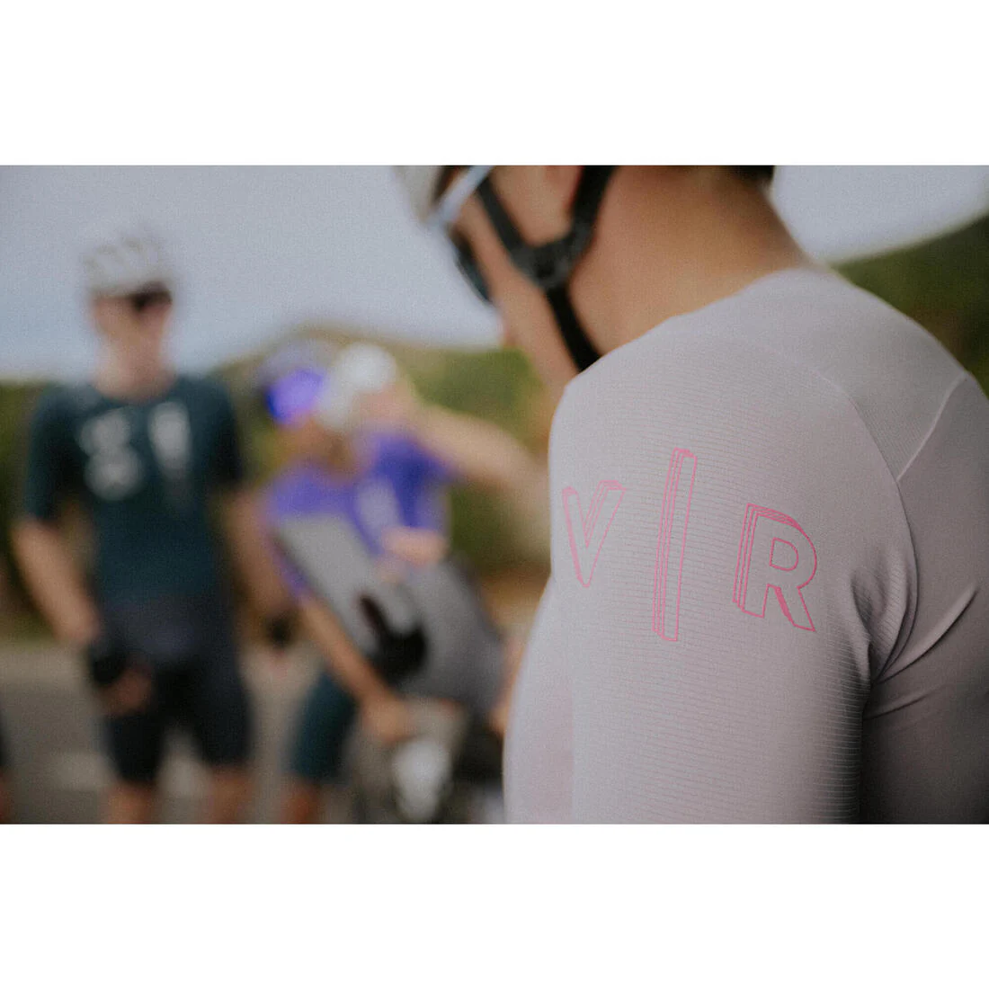 TRICOTA CICLISMO RUTA UNISEX RCR-R 2 - MANGA CORTA VERANO MORADA - Image 35