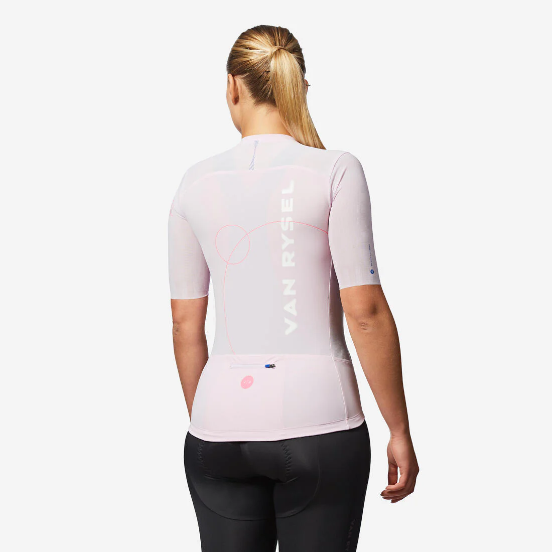 TRICOTA CICLISMO RUTA UNISEX RCR-R 2 - MANGA CORTA VERANO MORADA - Image 7