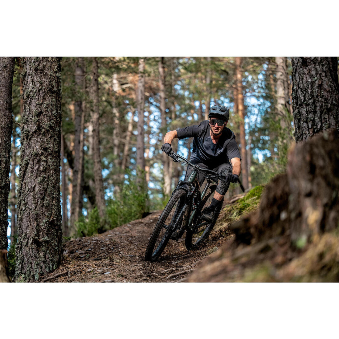 TRICOTA CICLISMO MTB HOMBRE CARGO MANGA CORTA CAFÉ - Image 16