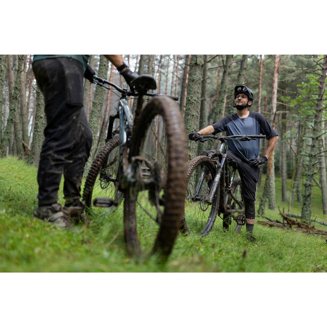 TRICOTA CICLISMO MTB HOMBRE CARGO MANGA CORTA CAFÉ - Image 17