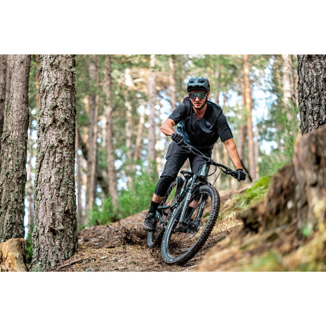 TRICOTA CICLISMO MTB HOMBRE CARGO MANGA CORTA CAFÉ - Image 18