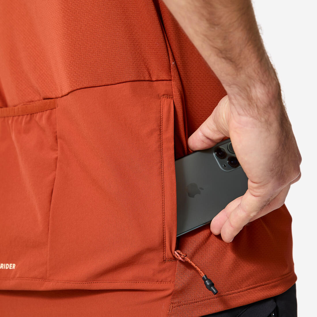 TRICOTA CICLISMO MTB HOMBRE CARGO MANGA CORTA CAFÉ - Image 5