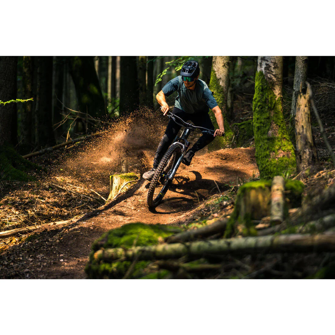 TRICOTA CICLISMO MTB EXPL100 HOMBRE MANGA CORTA VERDE - Image 10
