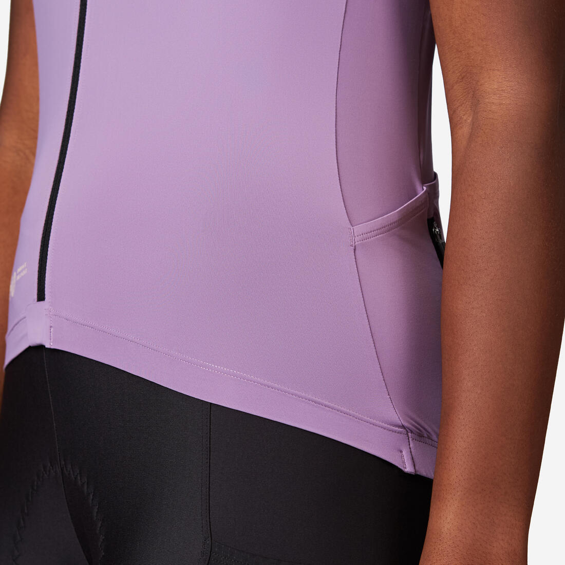 TRICOTA CICLISMO RUTA MUJER EDR 2 - CORTE AJUSTADO CELESTE - Image 18