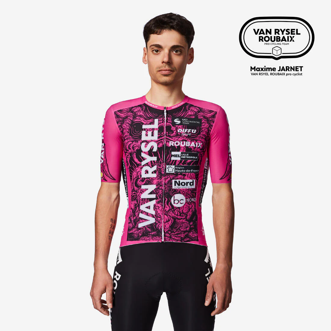 TRICOTA CICLISMO RUTA RCR-R VAN RYSEL ROUBAIX RÉPLICA - Image 2