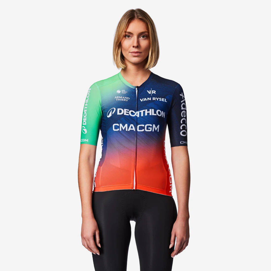 TRICOTA CICLISMO RUTA RCR-R DECATHLON CMA CGM RÉPLICA - Image 10