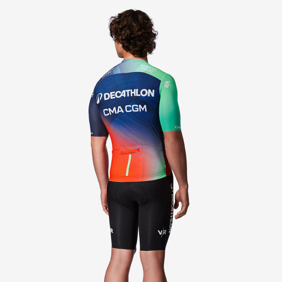 TRICOTA CICLISMO RUTA RCR-R DECATHLON CMA CGM RÉPLICA - Image 4