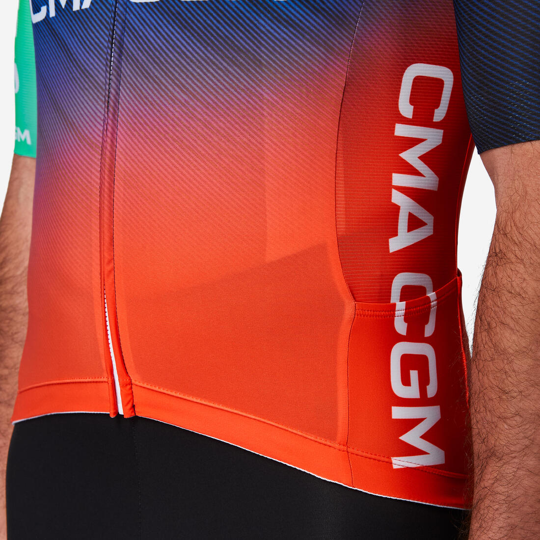 TRICOTA CICLISMO RUTA RCR-R DECATHLON CMA CGM RÉPLICA - Image 6