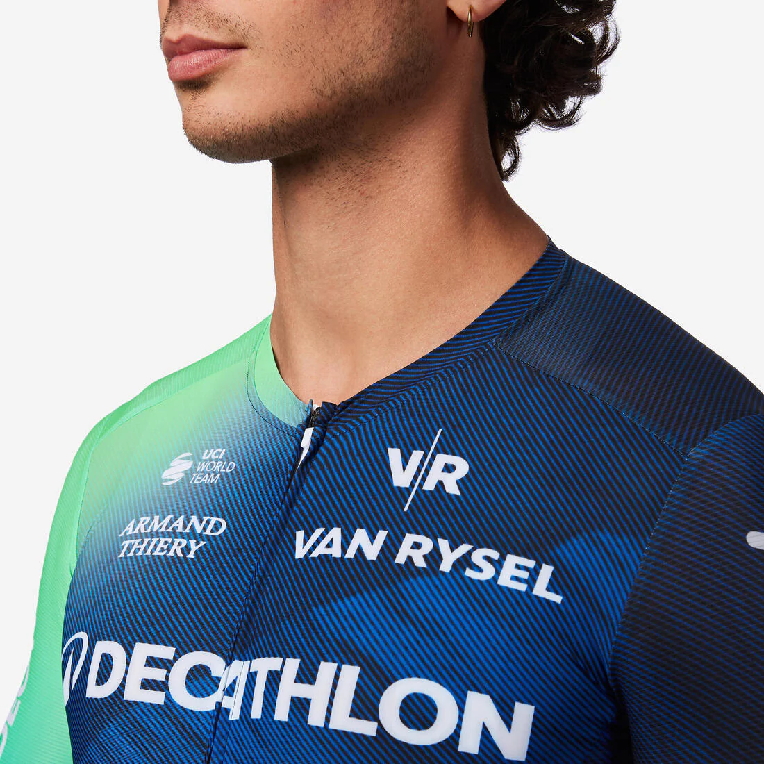 TRICOTA CICLISMO RUTA RCR-R DECATHLON CMA CGM RÉPLICA - Image 7