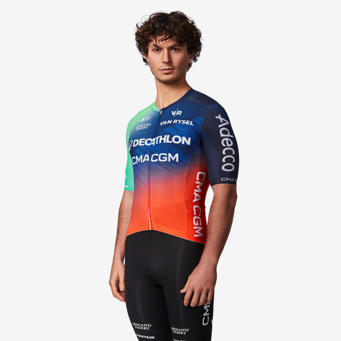 TRICOTA CICLISMO RUTA RCR-R DECATHLON CMA CGM RÉPLICA - Image 9