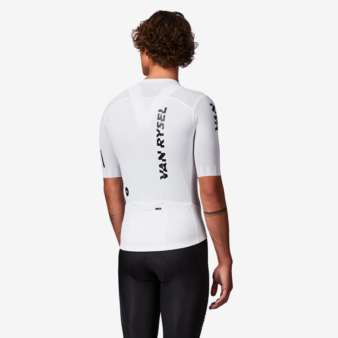 TRICOTA CICLISMO RUTA UNISEX RACER 2 ADULTO MANGA CORTA VERANO NEGRA - Image 10