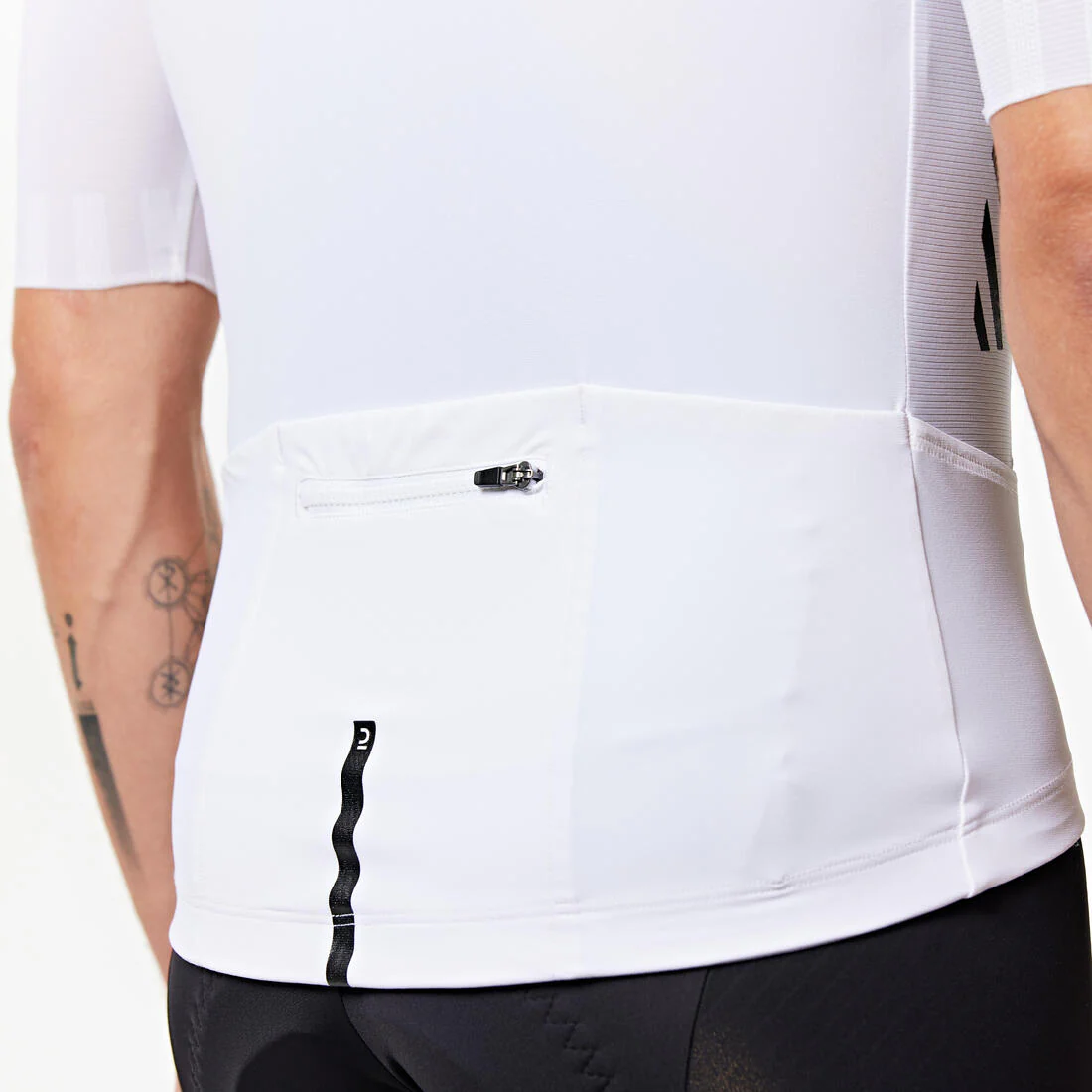 TRICOTA CICLISMO RUTA UNISEX RACER 2 ADULTO MANGA CORTA VERANO NEGRA - Image 11