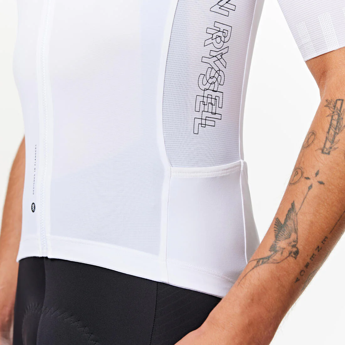 TRICOTA CICLISMO RUTA UNISEX RACER 2 ADULTO MANGA CORTA VERANO NEGRA - Image 14