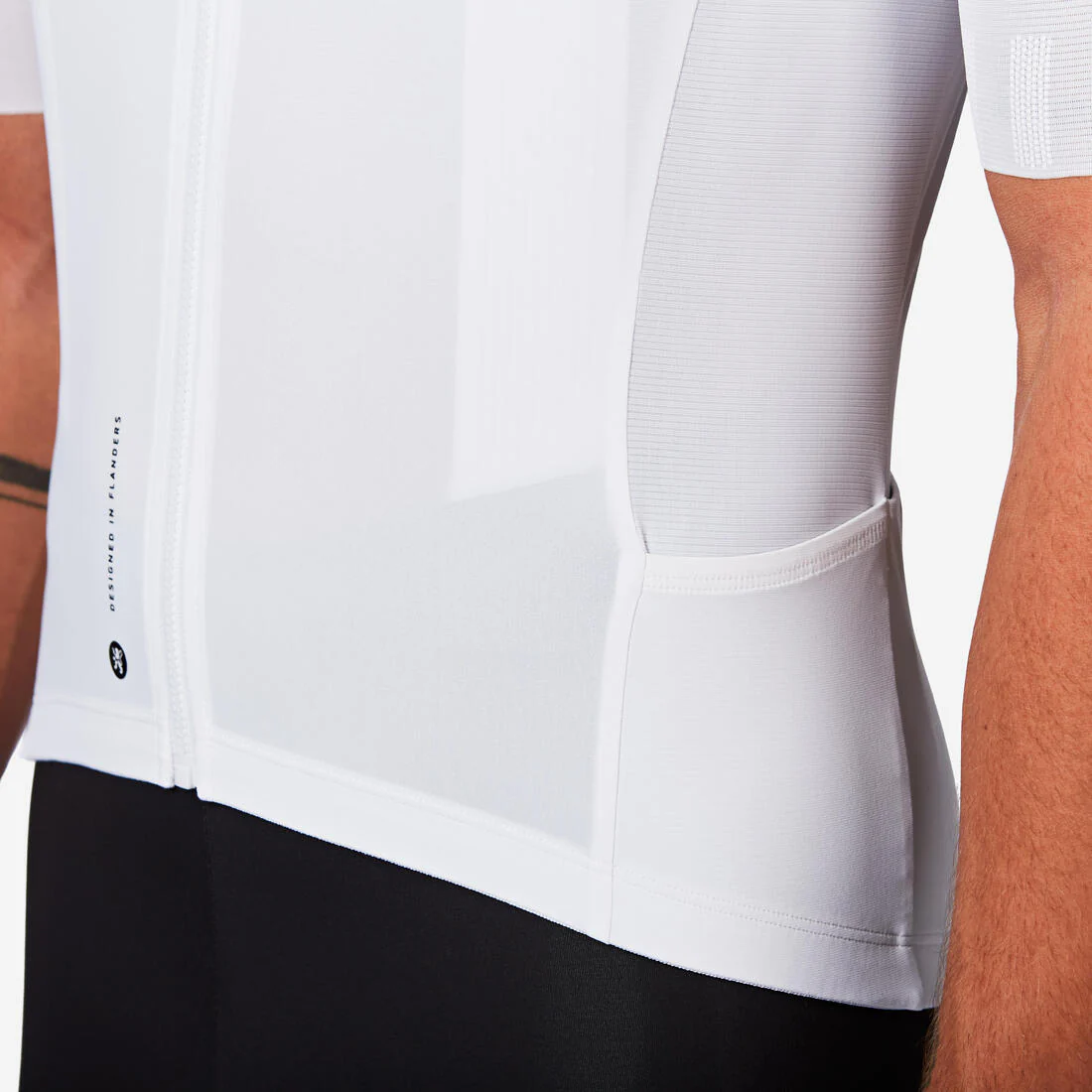 TRICOTA CICLISMO RUTA UNISEX RACER 2 ADULTO MANGA CORTA VERANO NEGRA - Image 18