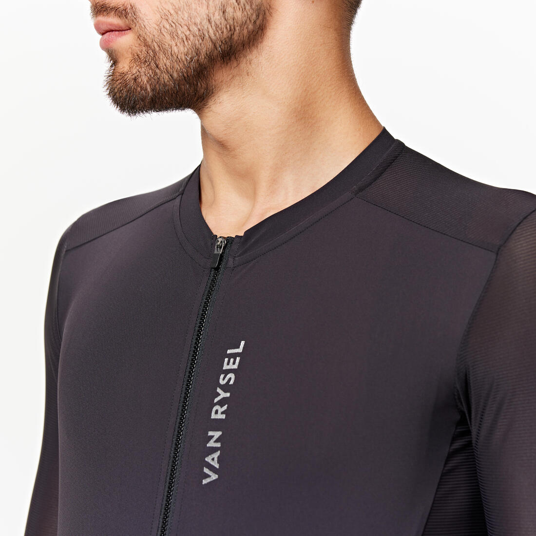 TRICOTA CICLISMO RUTA UNISEX RACER 2 ADULTO MANGA CORTA VERANO NEGRA - Image 20