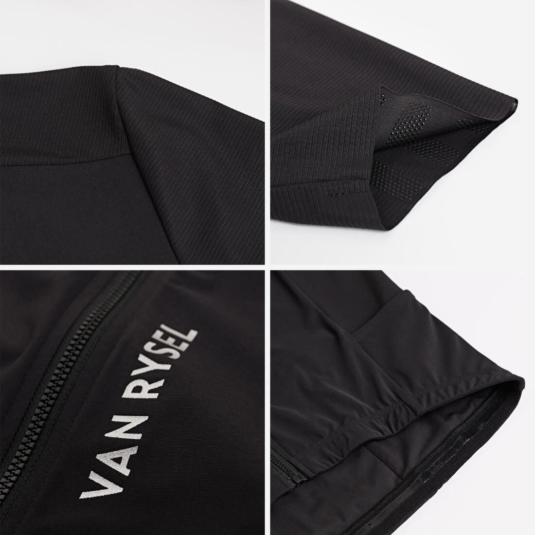 TRICOTA CICLISMO RUTA UNISEX RACER 2 ADULTO MANGA CORTA VERANO NEGRA - Image 22