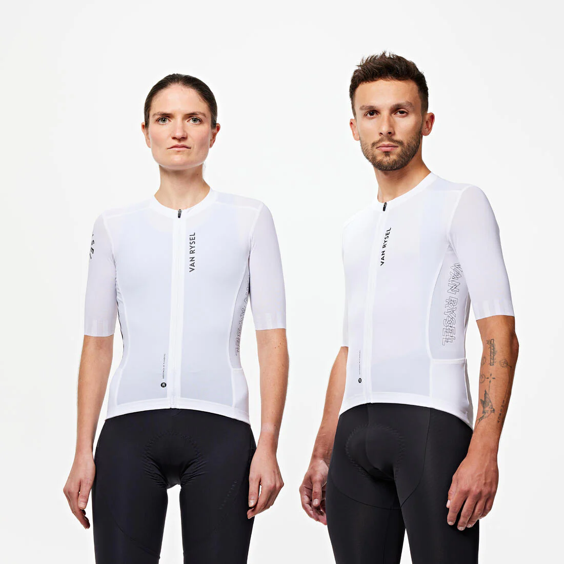 TRICOTA CICLISMO RUTA UNISEX RACER 2 ADULTO MANGA CORTA VERANO NEGRA - Image 3