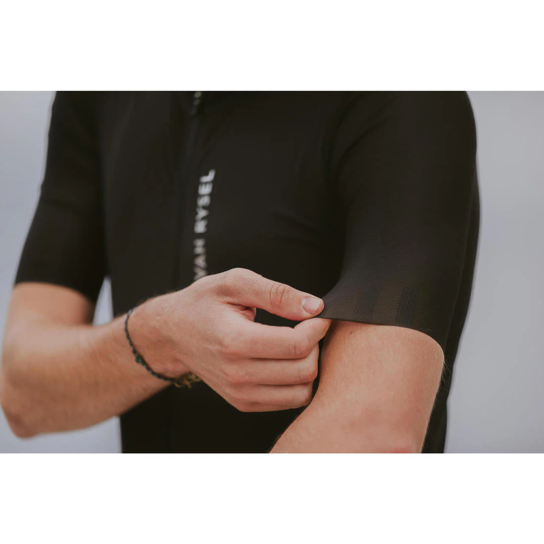 TRICOTA CICLISMO RUTA UNISEX RACER 2 ADULTO MANGA CORTA VERANO NEGRA - Image 31