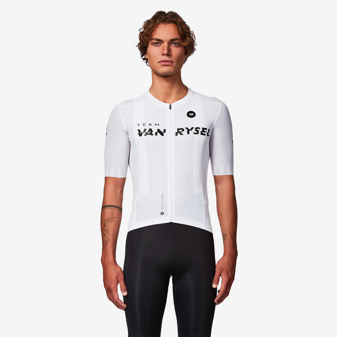 TRICOTA CICLISMO RUTA UNISEX RACER 2 ADULTO MANGA CORTA VERANO NEGRA - Image 4