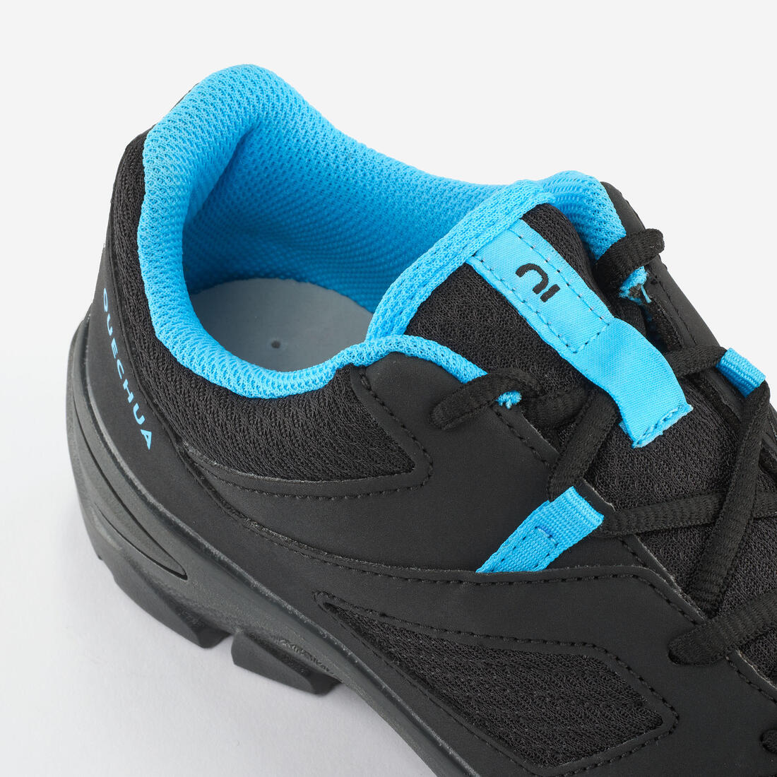 ZAPATILLA DE SENDERISMO NIÑOS CON CORDONES - NH100 NEGRO- 35 A 38 - Image 3