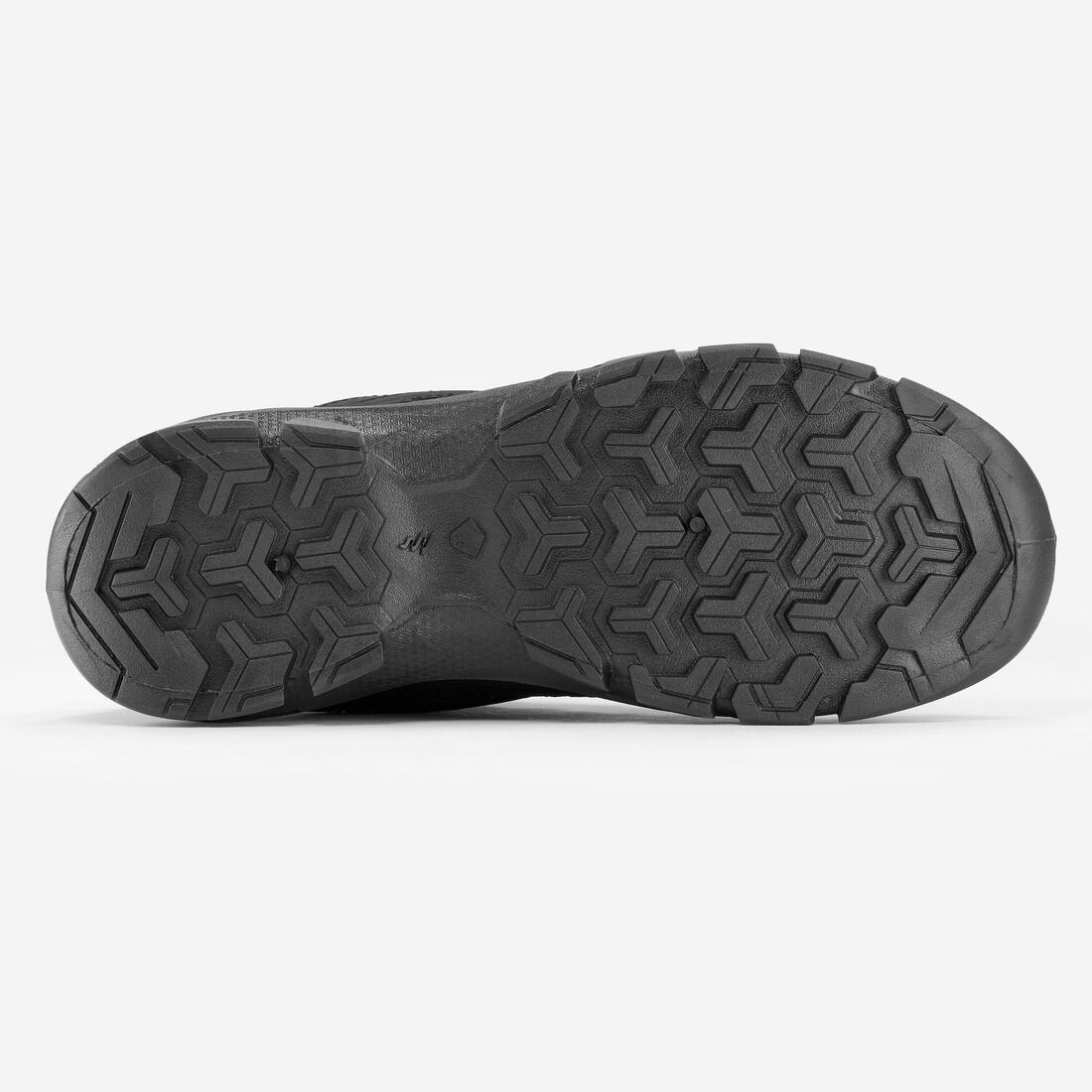 ZAPATILLA DE SENDERISMO NIÑOS CON CORDONES - NH100 NEGRO- 35 A 38 - Image 4