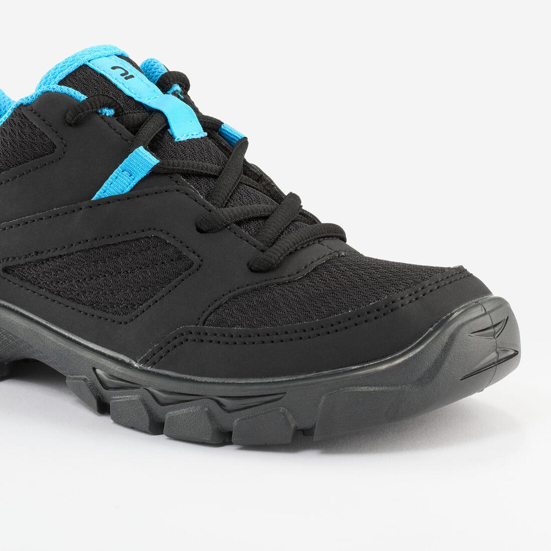 ZAPATILLA DE SENDERISMO NIÑOS CON CORDONES - NH100 NEGRO- 35 A 38 - Image 8