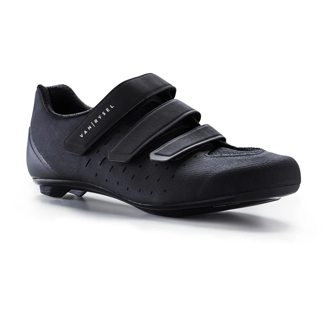 ZAPATILLAS CICLISMO RUTA VAN RYSEL ROAD100 NEGRA - Image 2
