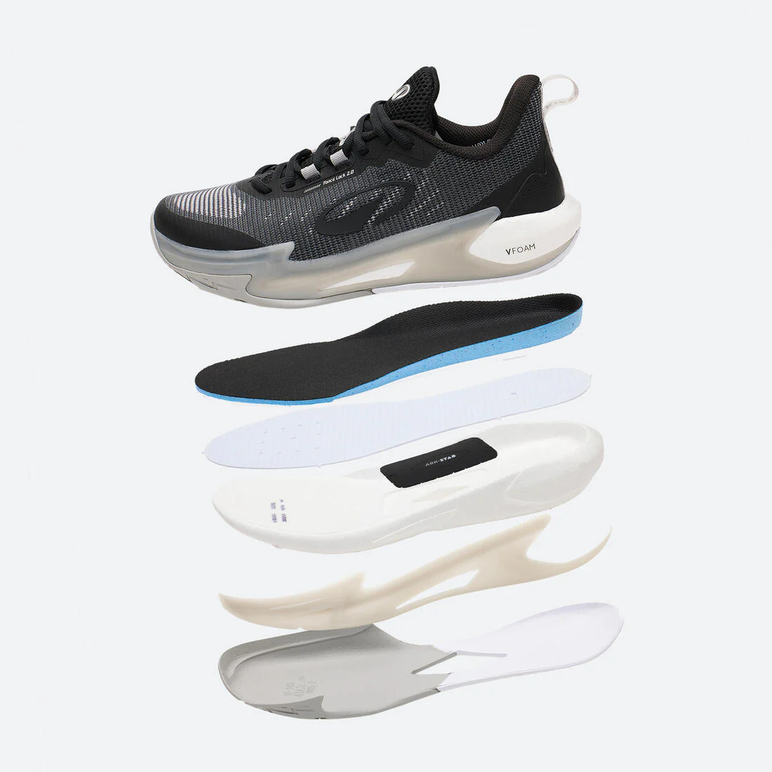 ZAPATILLAS DE BÁSQUETBOL ADULTO FAST 500 NEGRO - Image 8