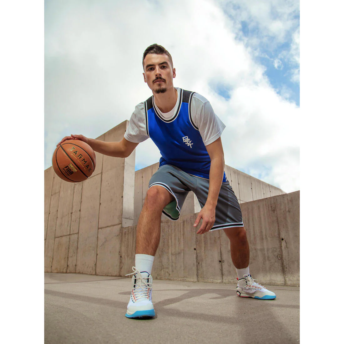 ZAPATILLAS DE BÁSQUETBOL ADULTO SS500 BLANCO - Image 10