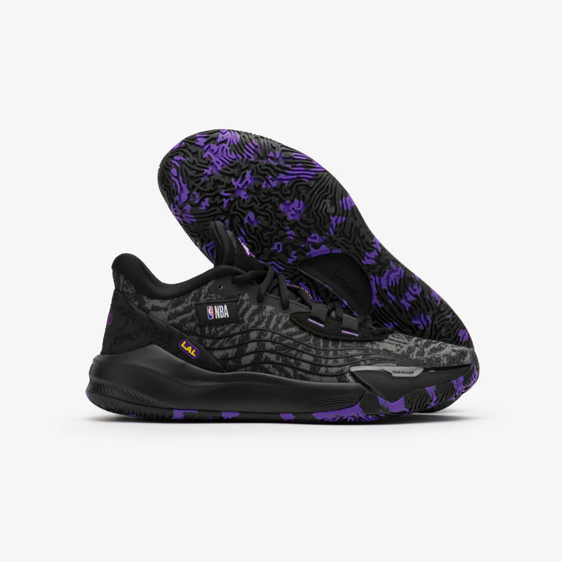 ZAPATILLAS DE BÁSQUETBOL NBA LAKERS ADULTO FAST 900 LOW-1 NEGRO - Image 5