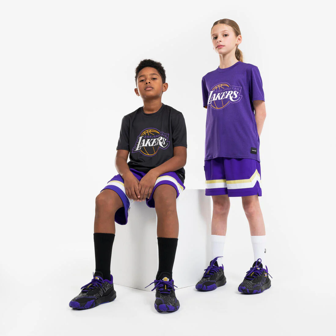 ZAPATILLAS DE BÁSQUETBOL NBA LAKERS NIÑO FAST 900 LOW-1 - Image 2